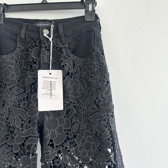 The Noli Shop - Celeste High Rise Jean - Black - Picture 4 of 7